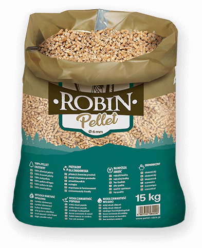 worek pelletu opałowego Robin do kupienia w Grudziądzu lub sklepie internetowym
